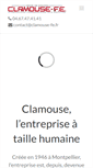 Mobile Screenshot of clamousemetallerie.fr